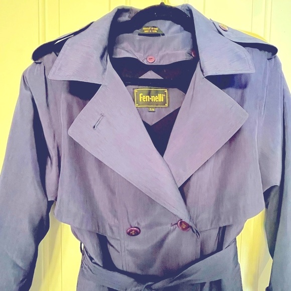 Fennelli Coat Size 7/8 Navy with warm liner removable for all seasons wear - Picture 2 of 7